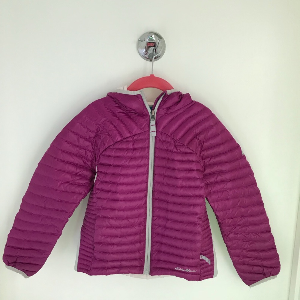 Girl's Eddie Bauer MicroTherm Hooded Jacket.